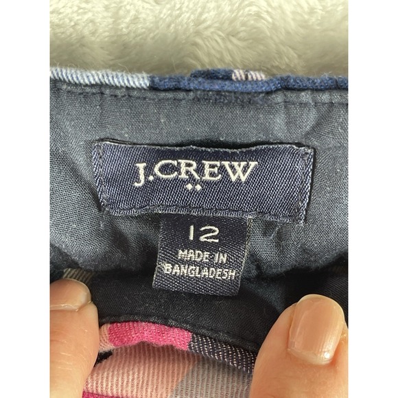 J Crew Vibrant Plaid Women's 5" Shorts Size 10 Reimagined Summer '22 EUC Cotton - Picture 2 of 11